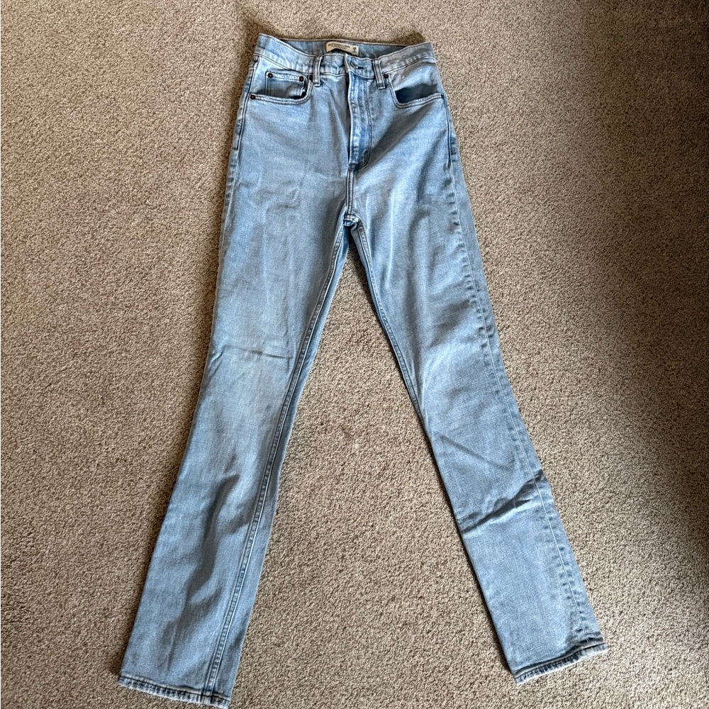 Abercrombie 90s slim straight ultra high rise